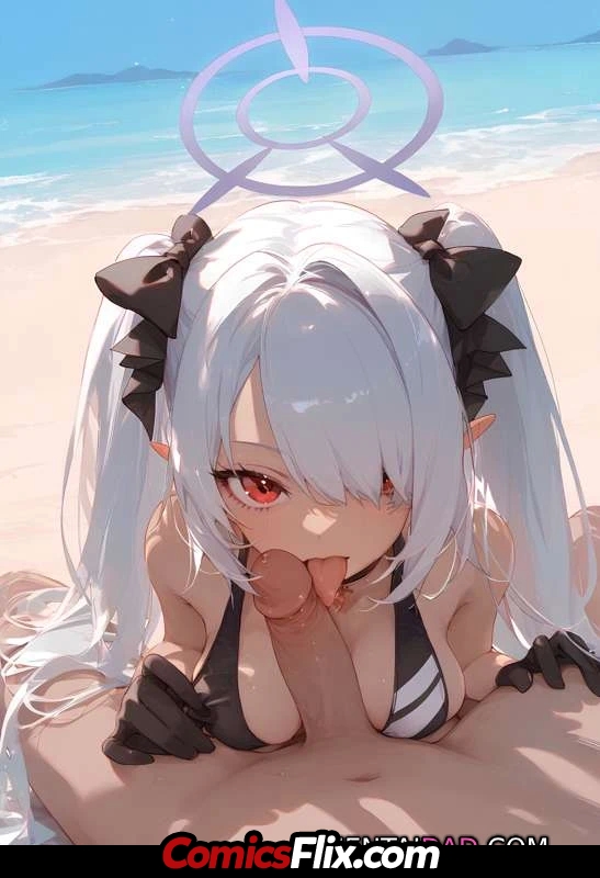 Comic Porno Iori Shiromi Beach Sex | Blue Archive (#3)