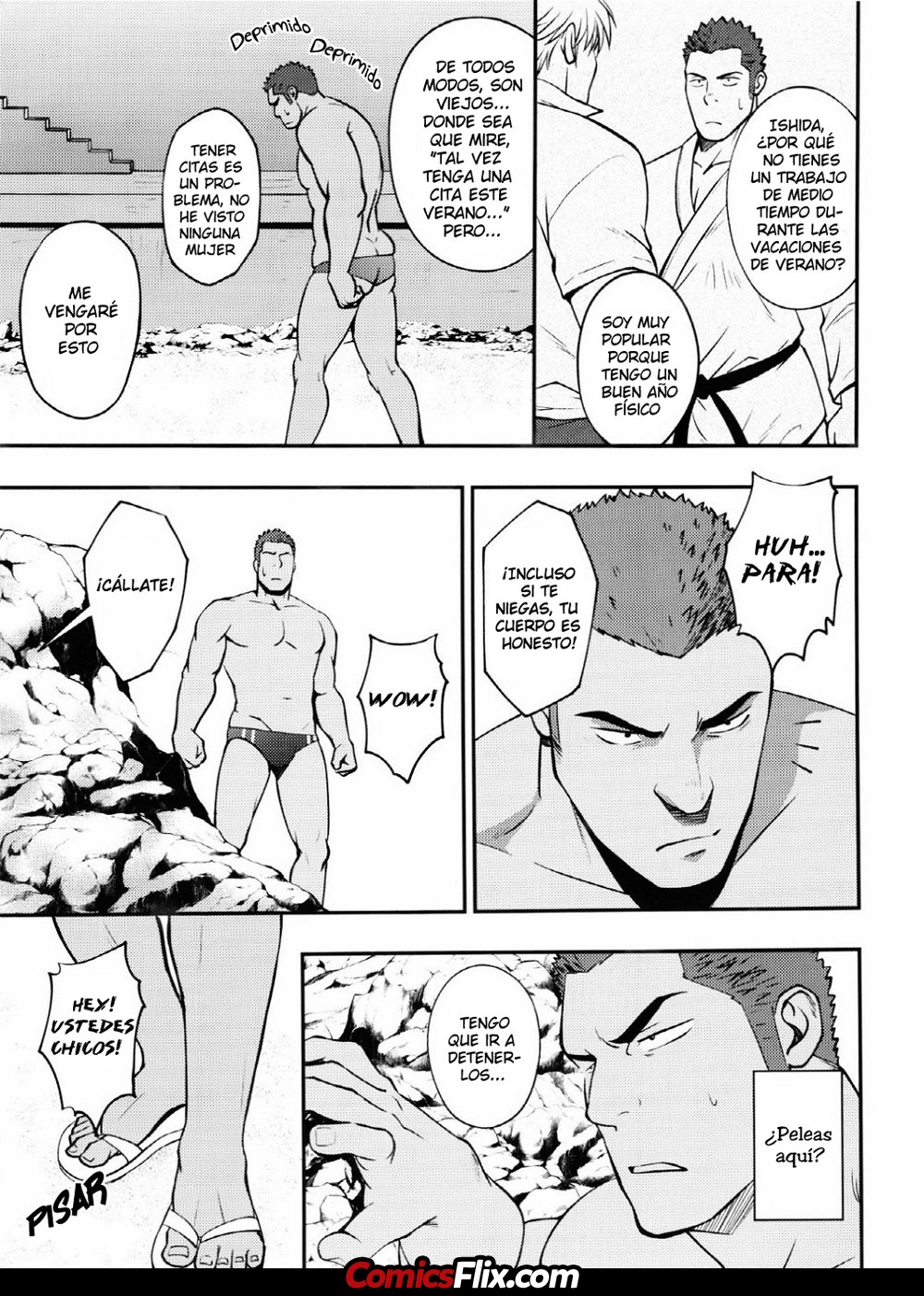 Comic Porno (C92) [RYCANTHROPY (Mizuki Gai)] Summer Panic (Hentai Yaoi) (#4)