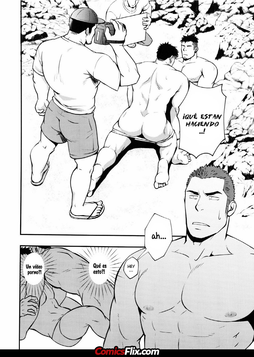 Comic Porno (C92) [RYCANTHROPY (Mizuki Gai)] Summer Panic (Hentai Yaoi) (#5)