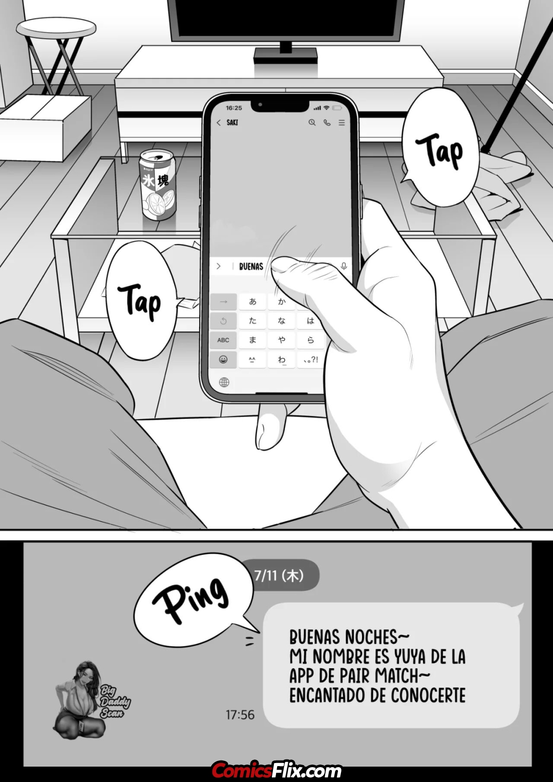 Comic Porno [Alps1mando] MI EXPERIENCIA CON UNA APLICACION DE CITAS (#4)