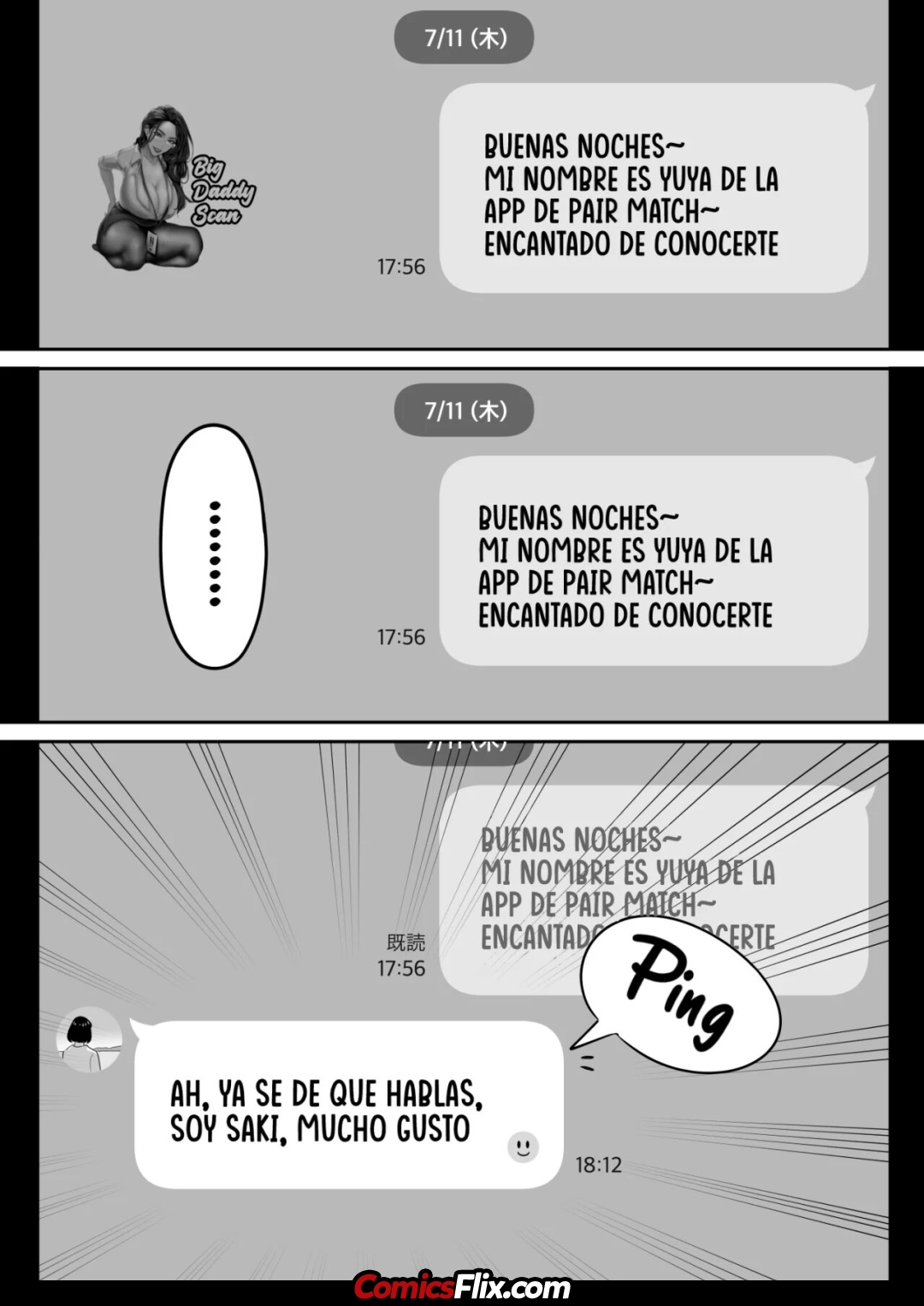 Comic Porno [Alps1mando] MI EXPERIENCIA CON UNA APLICACION DE CITAS (#5)