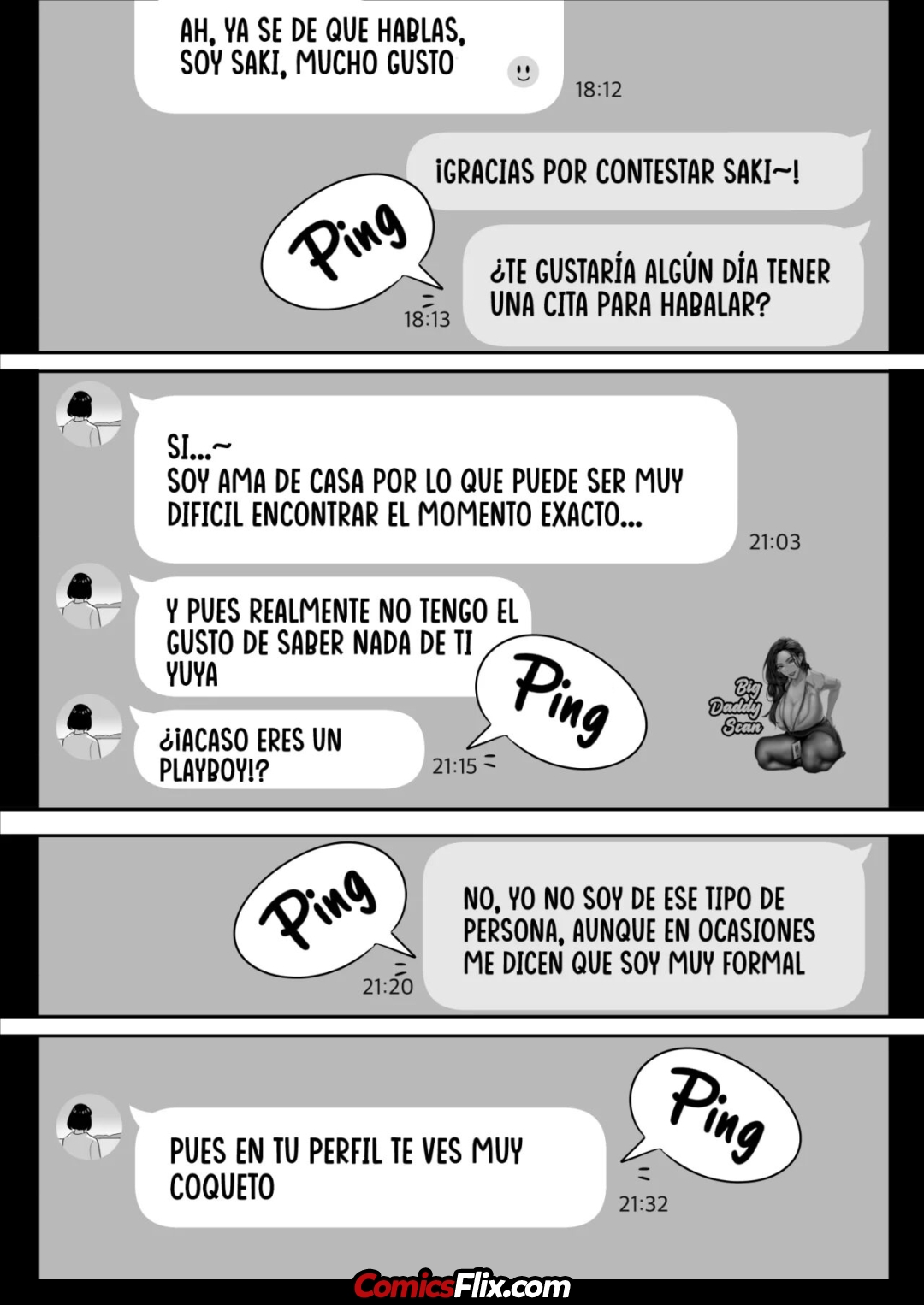 Comic Porno [Alps1mando] MI EXPERIENCIA CON UNA APLICACION DE CITAS (#6)