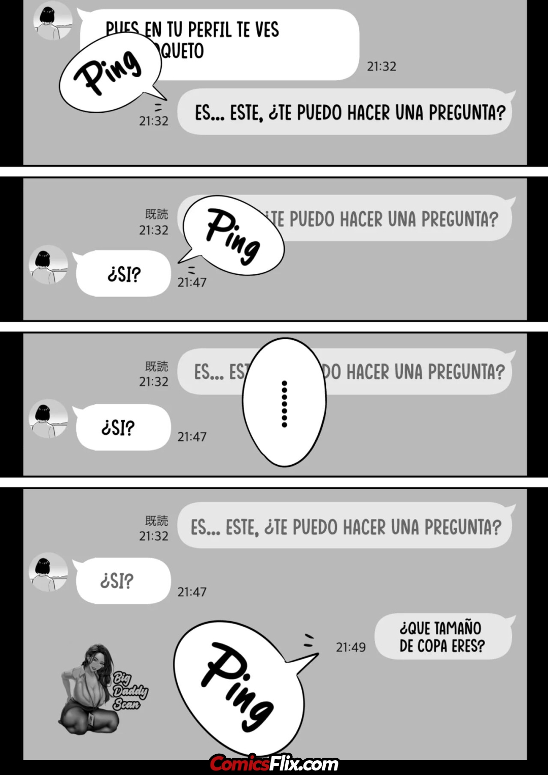 Comic Porno [Alps1mando] MI EXPERIENCIA CON UNA APLICACION DE CITAS (#7)