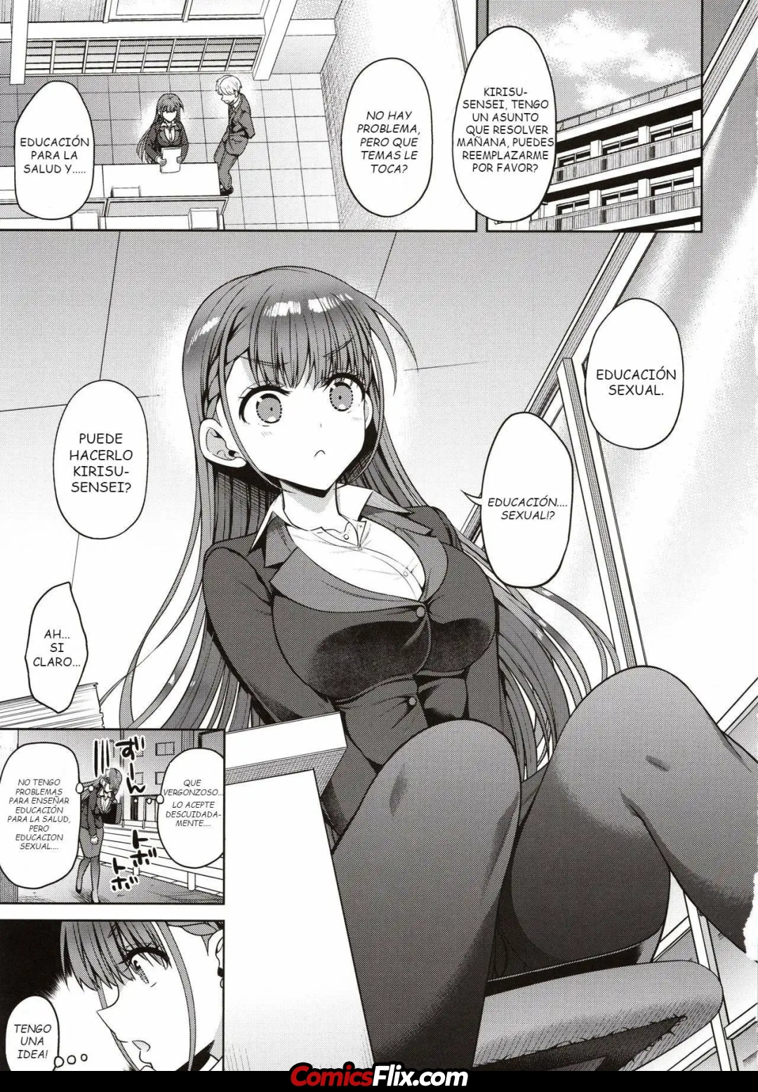 Comic Porno [Asahina Hikage] Kirisu Sensei Ga Oshieru Hokentaiiku (#2)