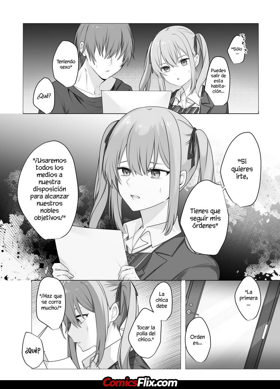 Comic Porno [Norisuke] Atrapado En Una Habitacion Cerrada Para Tener Sexo Con La Perra De Tu Hermana Pequena (#6)