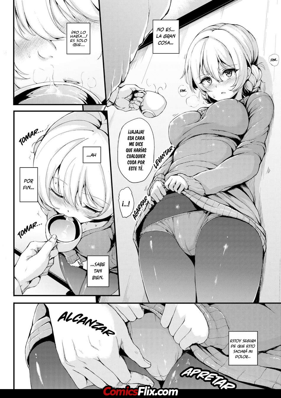 Comic Porno [Kyockcho] Dependencia Al Te Del Placer (Girls Und Panzer) (#6)