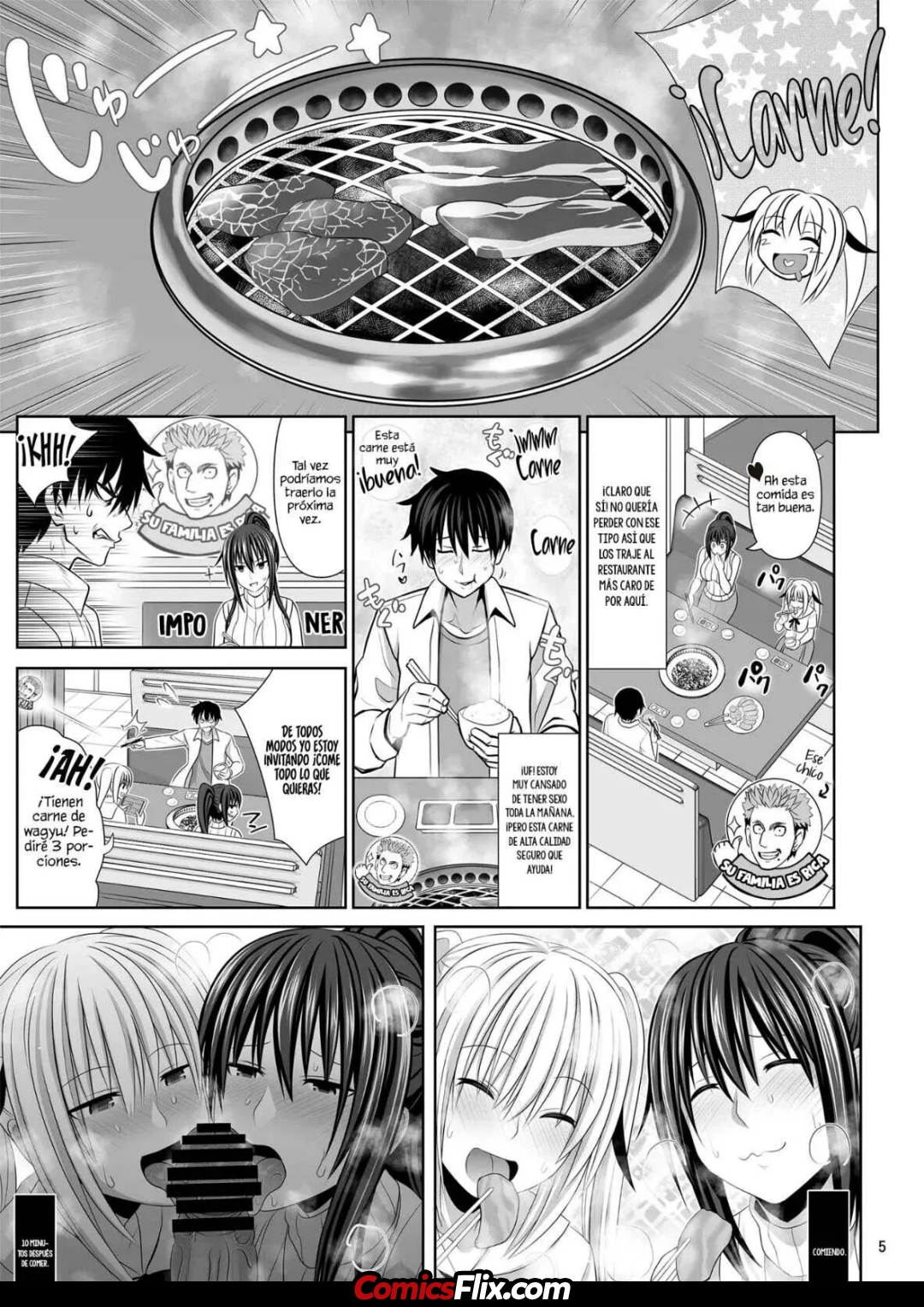 Comic Porno [Makino Eki (Makinosaka Shinichi)] SEX FRIEND 6 | AMIGOS SEXUALES 6 (#4)