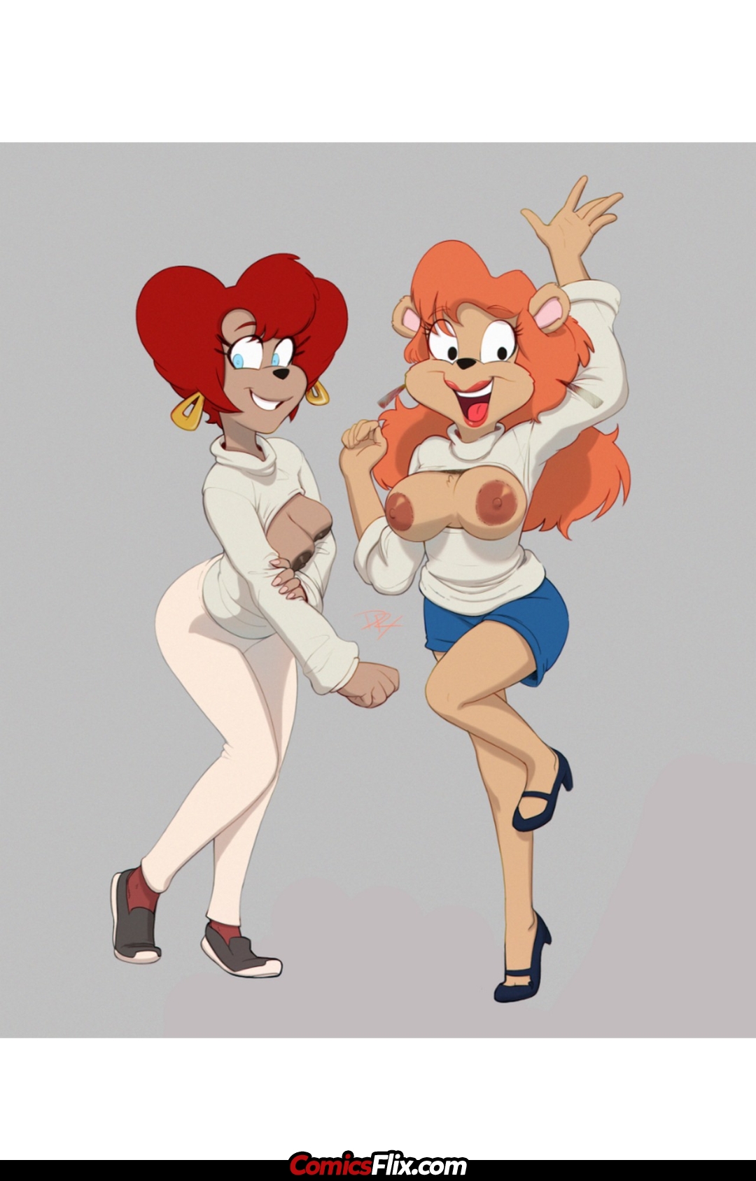 Comic Porno [Drockdraws] Julie Bruin (Tiny Toon Adventures) (#4)