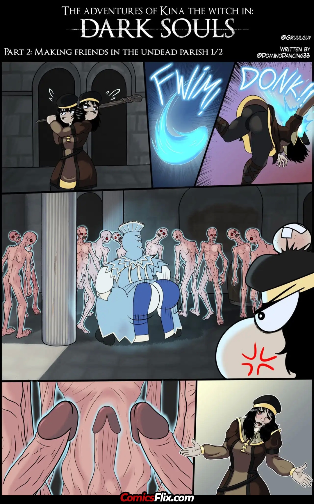 Comic Porno The Adventures Of Kina The Witch In Dark Souls - Gruulguy (#3)
