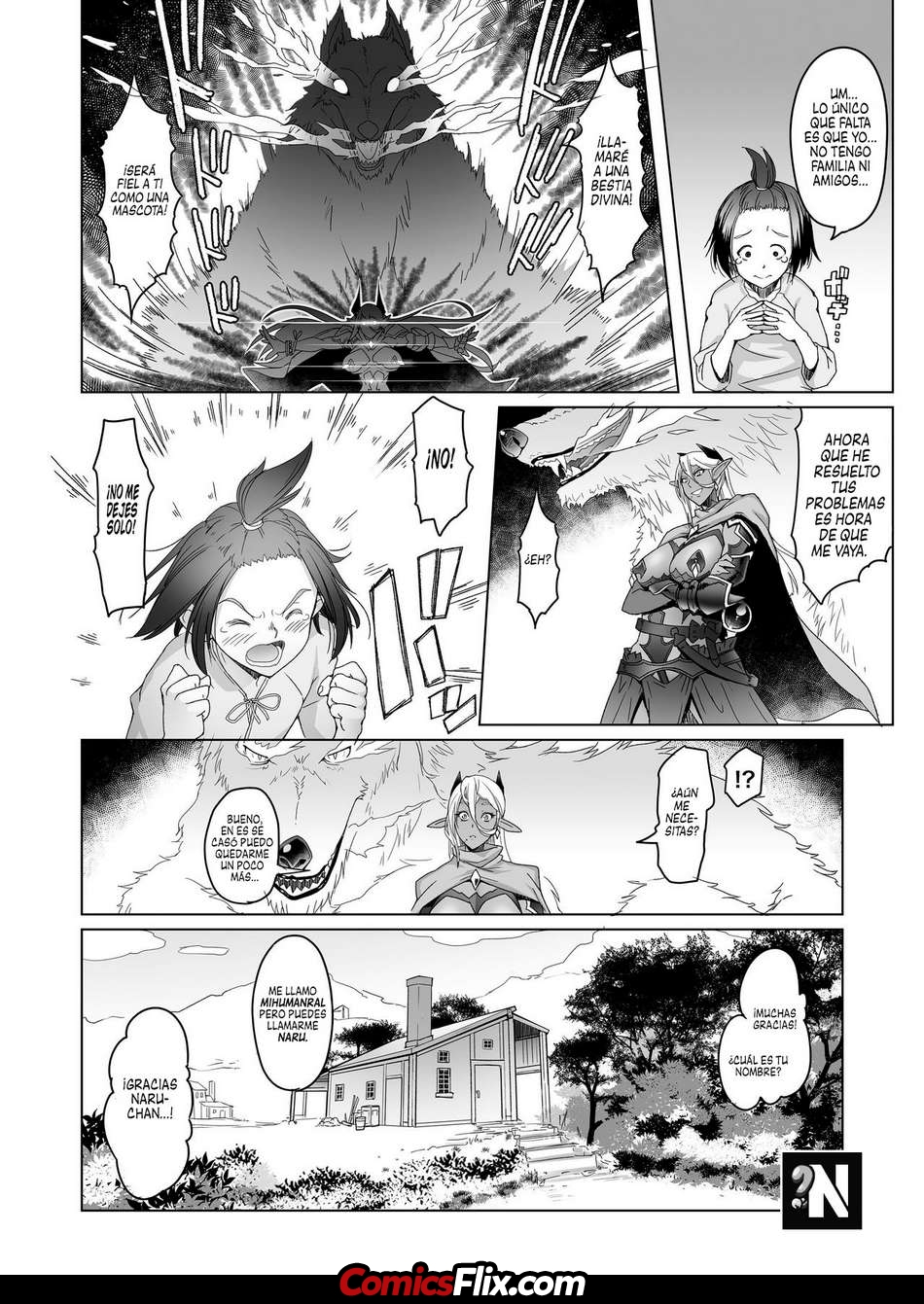 Comic Porno [Asaki Takayuki] Las Eternas Buenas Acciones De Una Elfa Oscura (#5)
