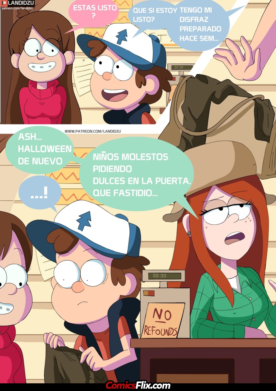 Comic Porno [Landidzu] Trick Or Treat - (Gravity Falls) (#3)