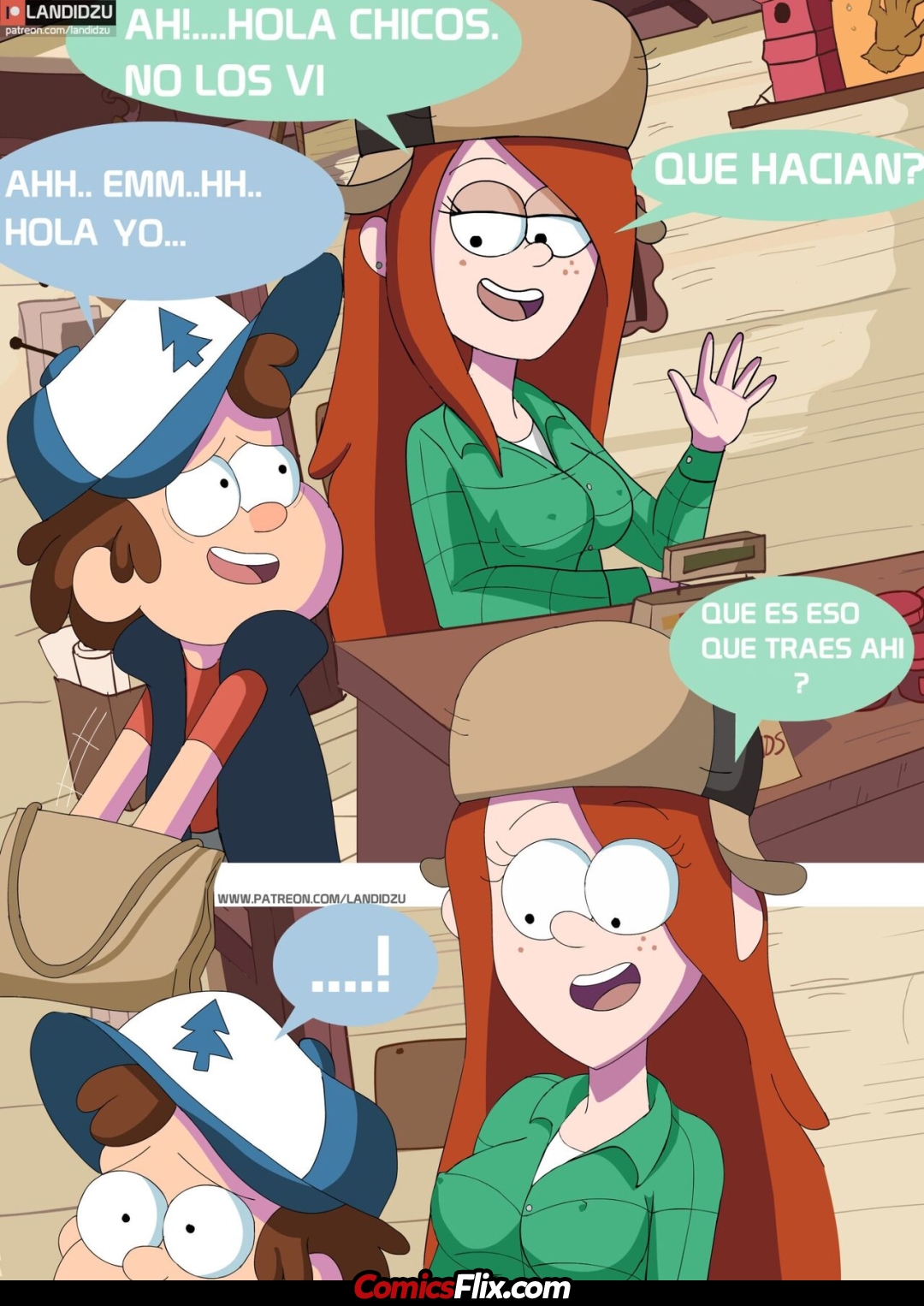 Comic Porno [Landidzu] Trick Or Treat - (Gravity Falls) (#4)