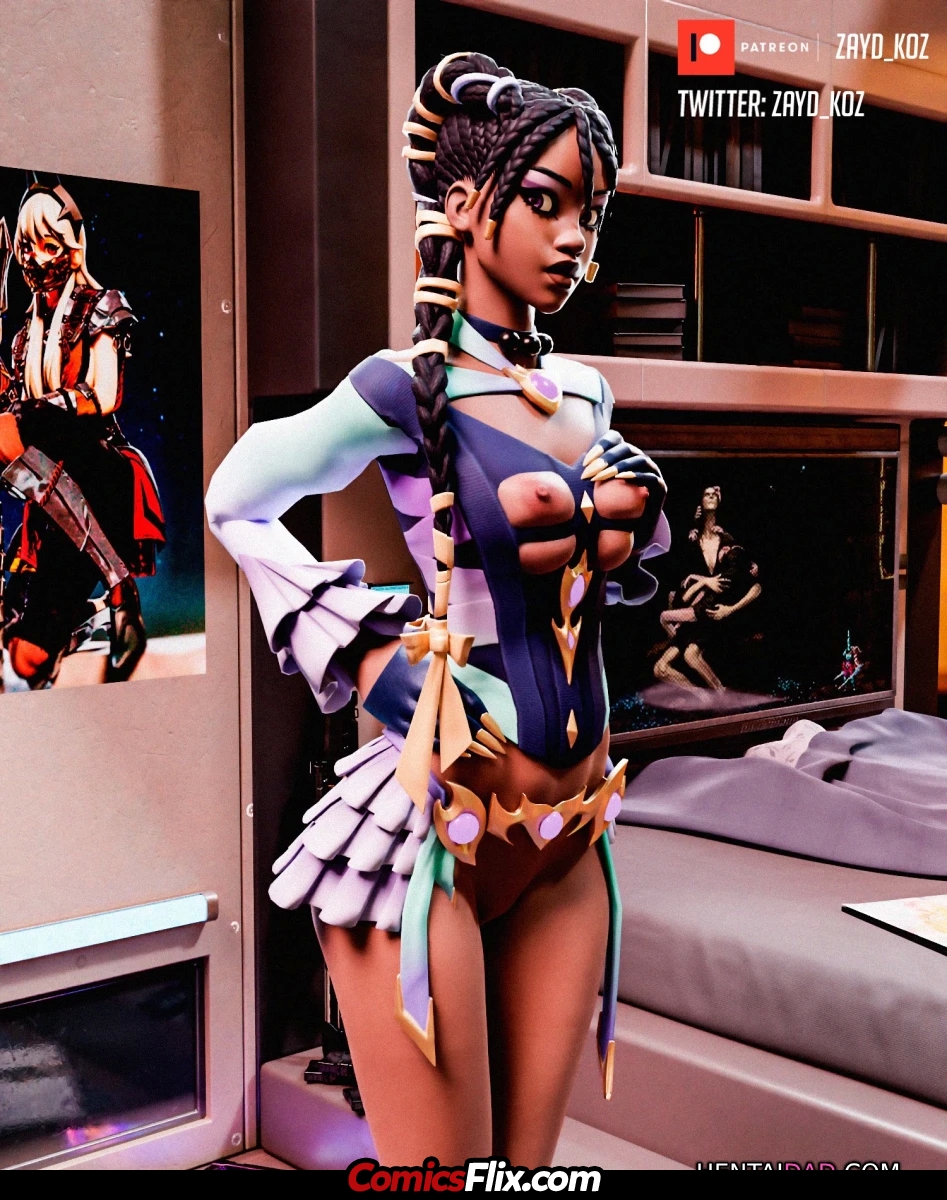 Hentai Porno de Aniyah Naked | Fortnite (#1)