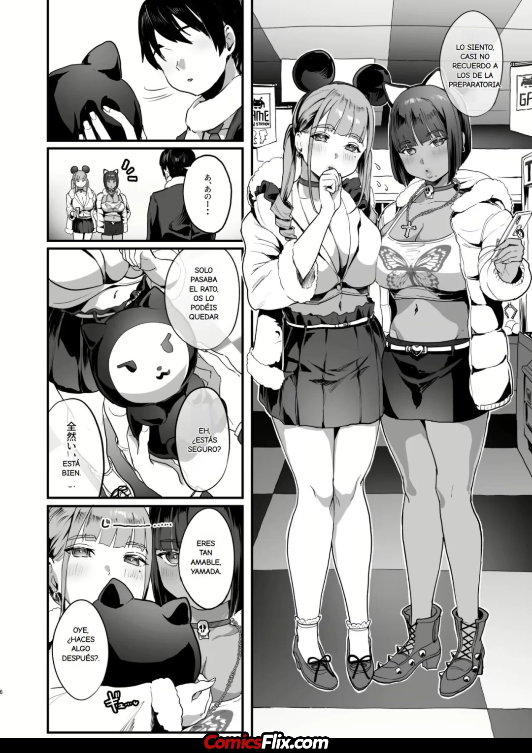 Comic Porno [Navier Haruka 2T] ME ENCONTRE CON COMPANERAS DE CLASE (#4)