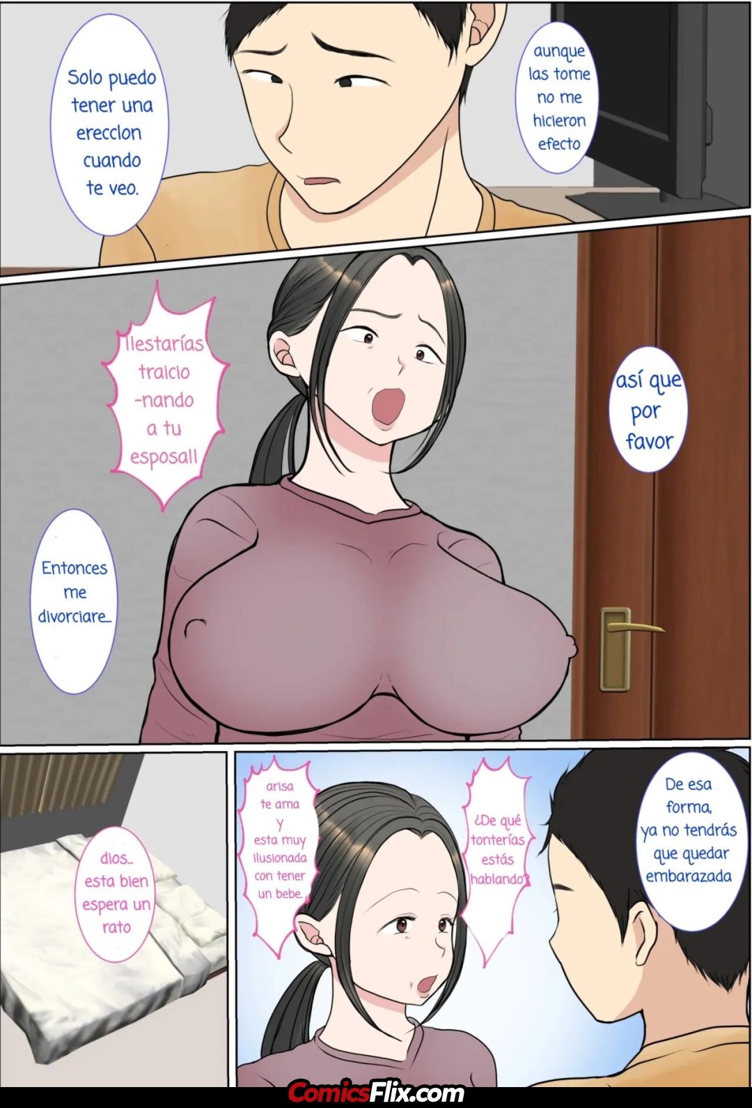 Comic Porno [Benii Kenkyuujo] Jitsubo Dairi Shussan 〜Nanae-Hen 2〜 (#7)
