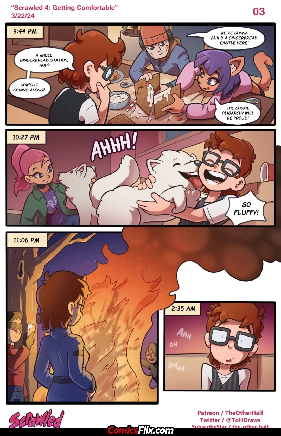Comic Porno Scrawled: Getting Comfortable - TheOtherHalf (#3)
