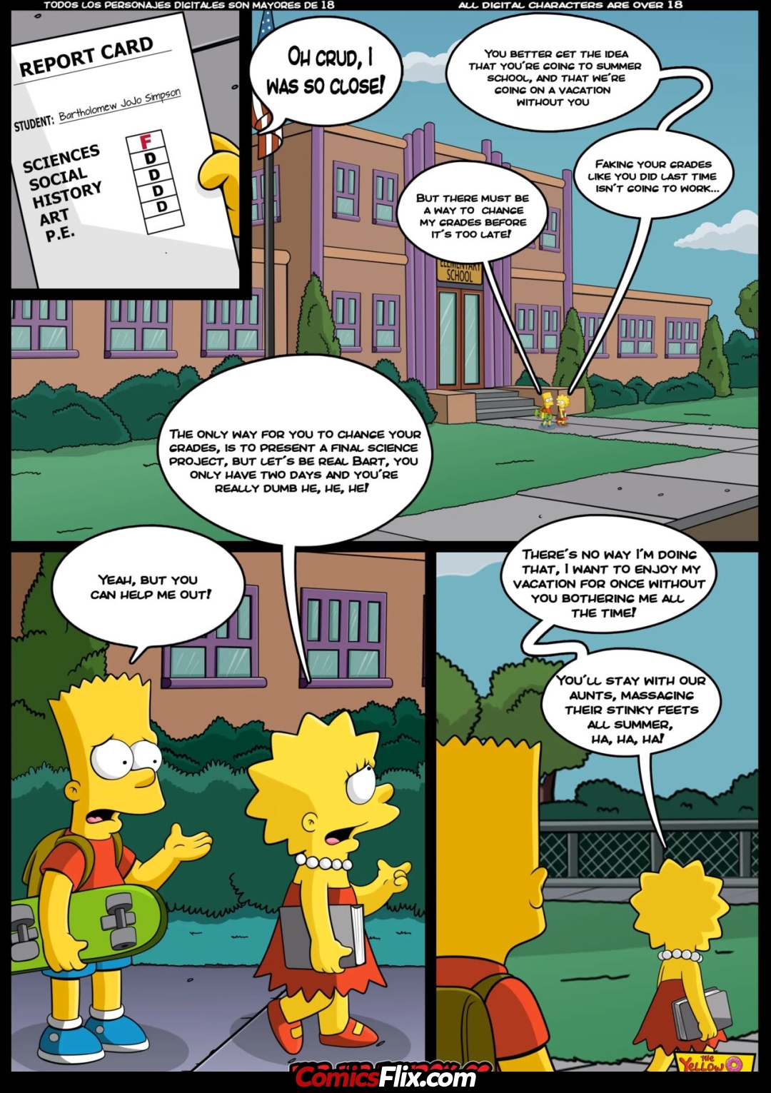 Comic Porno The Yellow Fantasy 4: From Ten To Twenty Something - Crockcomix (#2)