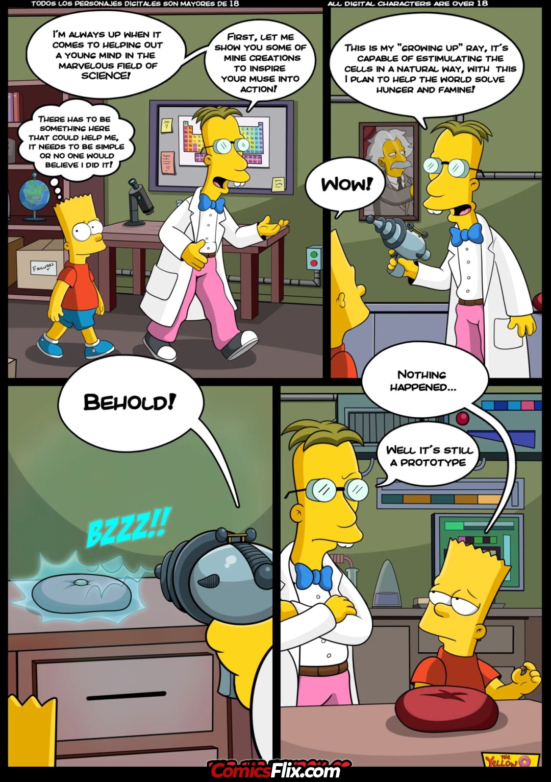 Comic Porno The Yellow Fantasy 4: From Ten To Twenty Something - Crockcomix (#4)