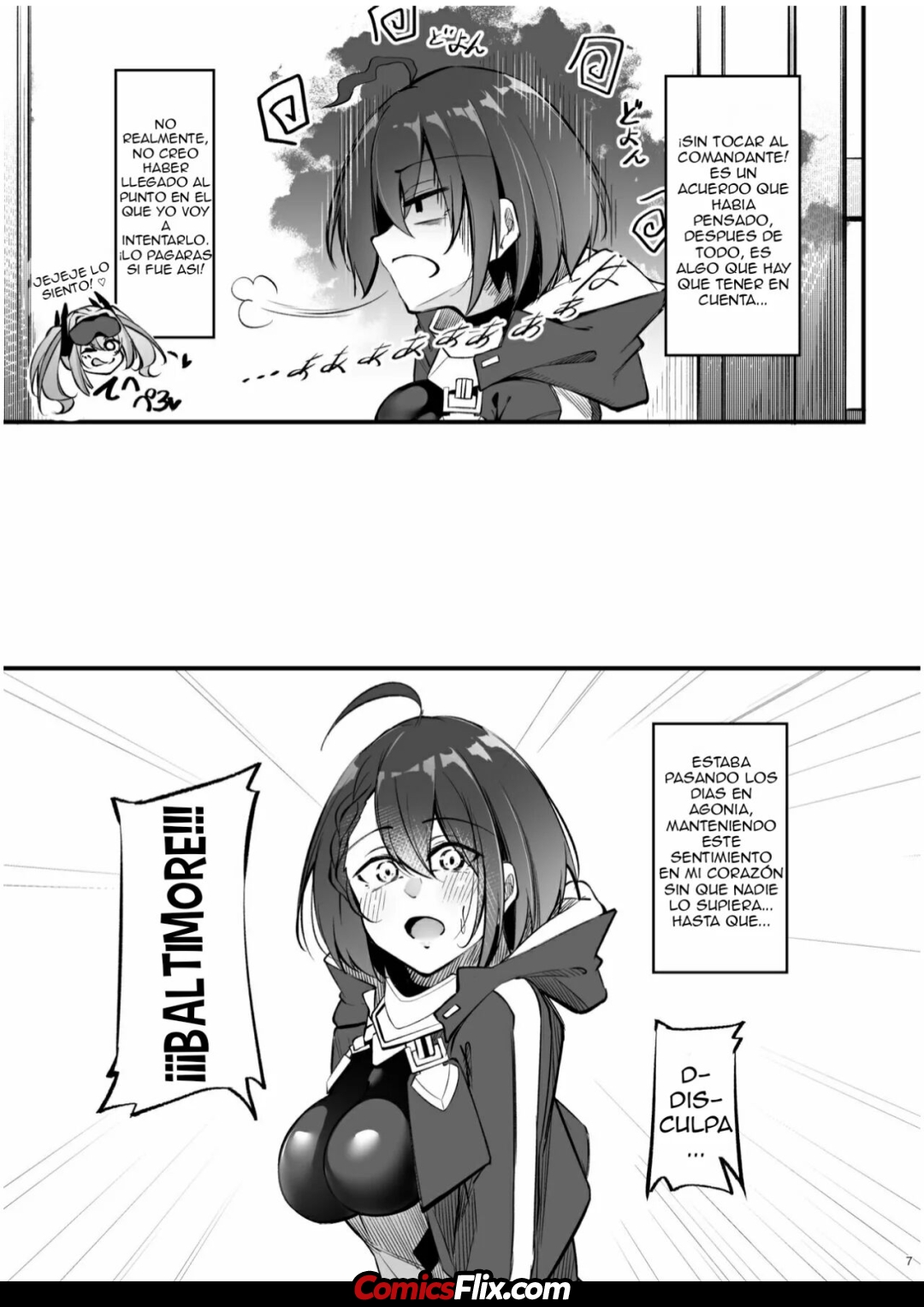 Comic Porno [Gakuen Ketsumeichou (Oriue Wato)] Atsuatsu Oyanami Soudanshitsu -Jissen Hen- | El Cuarto De Conciliacion Amorosa 2 ~El Arco De Baltimore~ (Azur Lane) (#6)