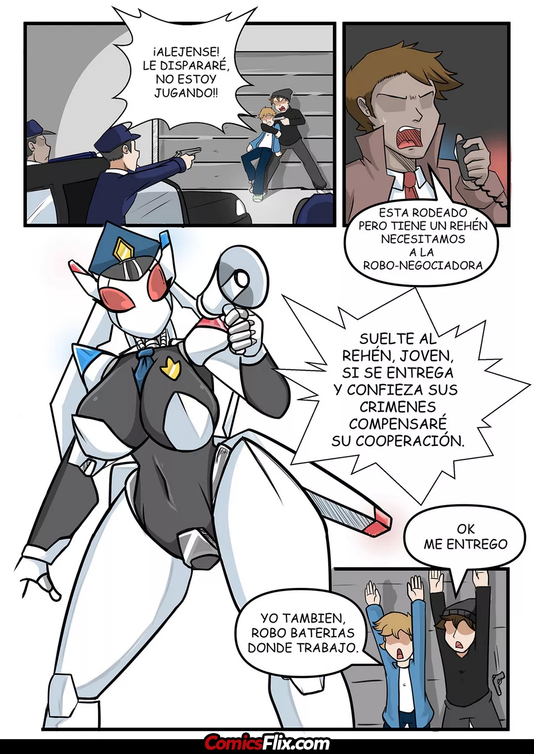 Comic Porno ROBO WAIFU 2 - Clockworkstudio (#2)