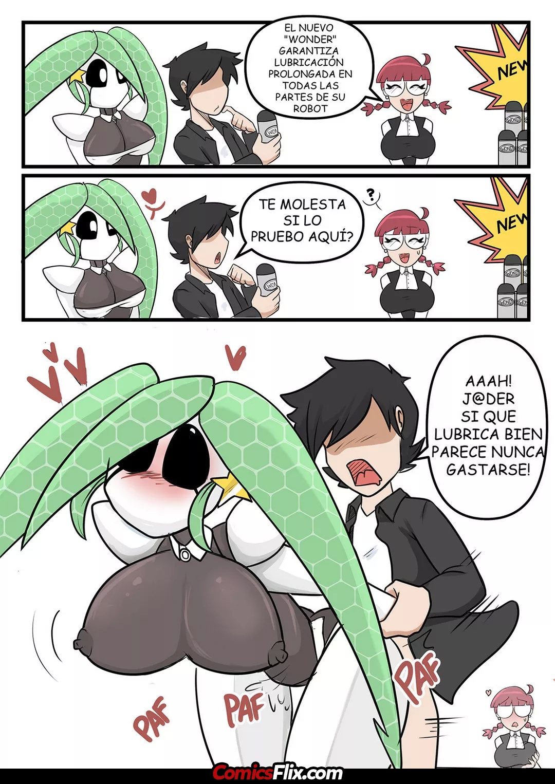 Comic Porno ROBO WAIFU 2 - Clockworkstudio (#4)