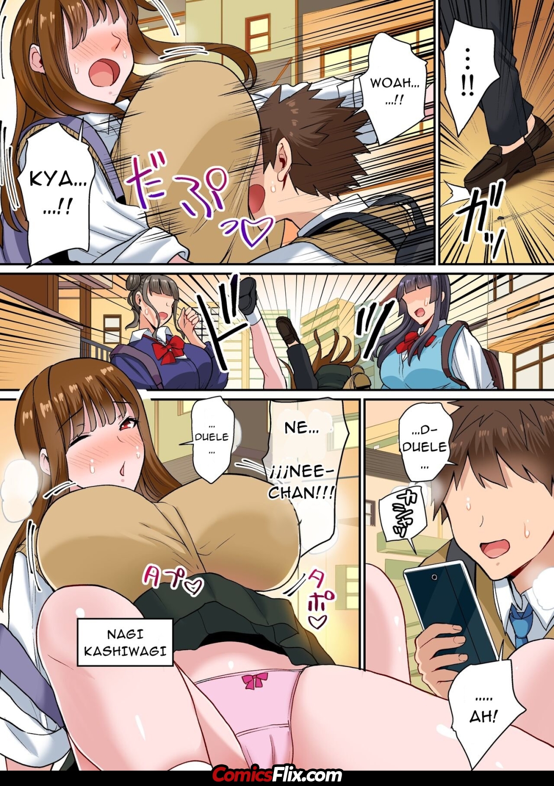 Comic Porno [NCP] Onee-Chan No Tomodachi Gal To Ecchi ~Shota Suki No Onee-San-Tachi Ni Ippai Ijirarete~ (#2)