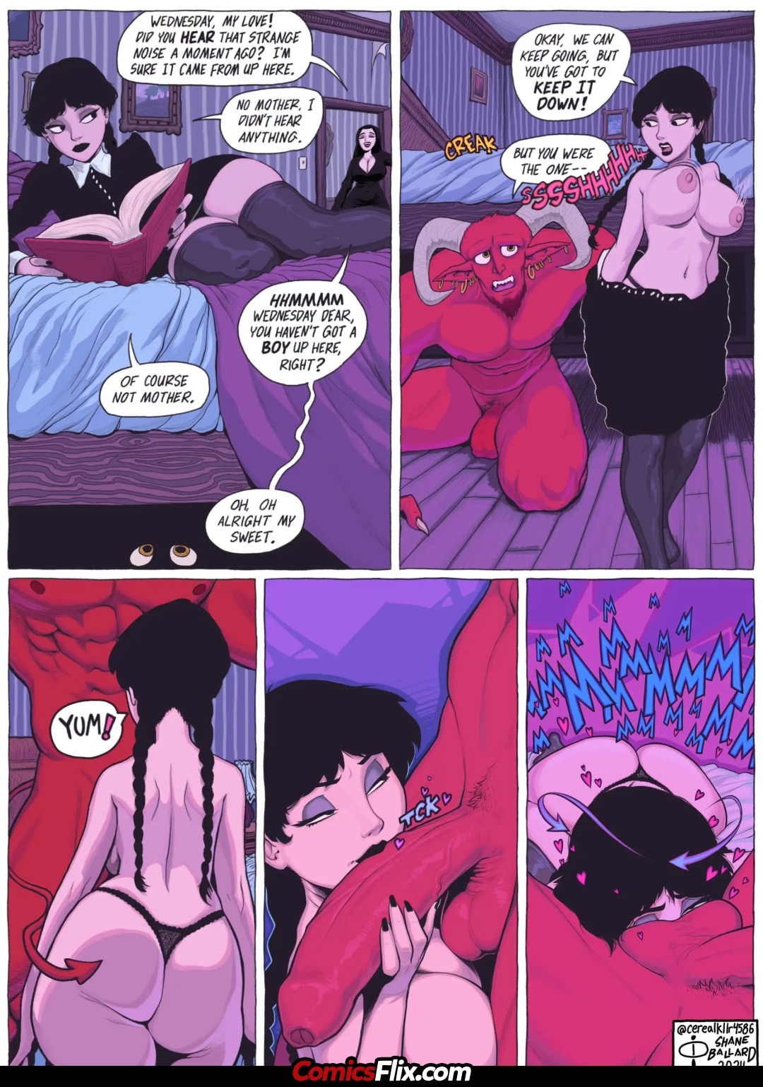 Comic Porno Just Another Wednesday - Shane Ballard (#6)