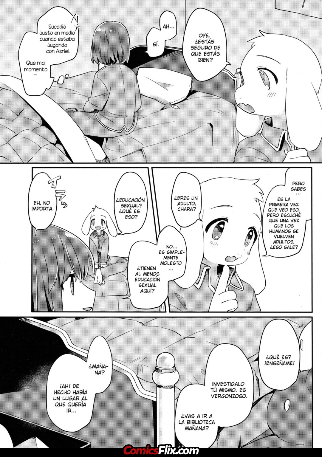 Comic Porno (Kimi No Sentaku.) [PORYGON137 (Hidari Pory5n)] Pie Yori Amaku Hana Yori Moudoku (Undertale) (#7)