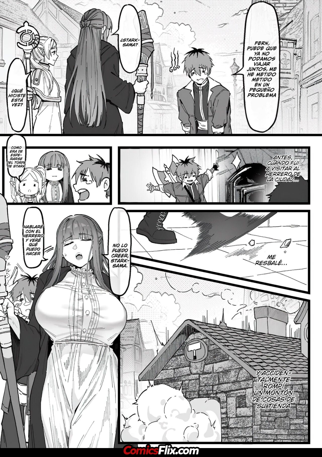 Comic Porno [KeinV] Occhokochoi Stark-Sama To Bouken (2) | Aventuras Con El Torpe Stark-Sama 2 (Sousou No Frieren) (#2)
