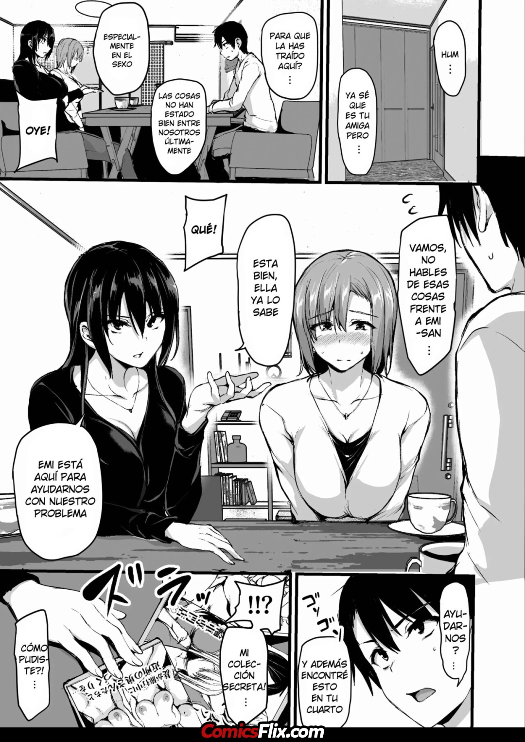 Comic Porno [Tachibana Omina] Kyonyuu Ga Futariinai To Bokkishinai Otto No Tame Ni Tomodachi O Tsuretekita Tsuma Ch.1 (Hentai Porn) (#5)