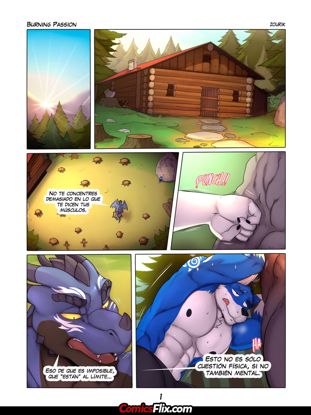 Comic Porno [Zourik & Wfa] Burning Passion (Furry Yaoi) (#3)