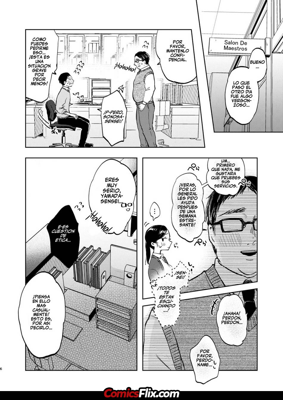Comic Porno [Ebi Omitsu] Parece Que Esta Escuela Tiene Un Club Secreto De Extraccion De Semen (#5)
