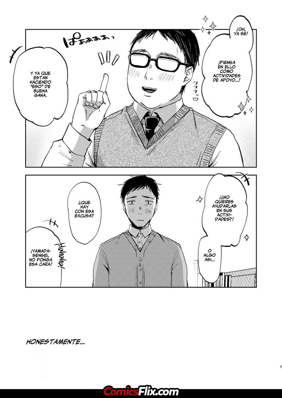 Comic Porno [Ebi Omitsu] Parece Que Esta Escuela Tiene Un Club Secreto De Extraccion De Semen (#6)