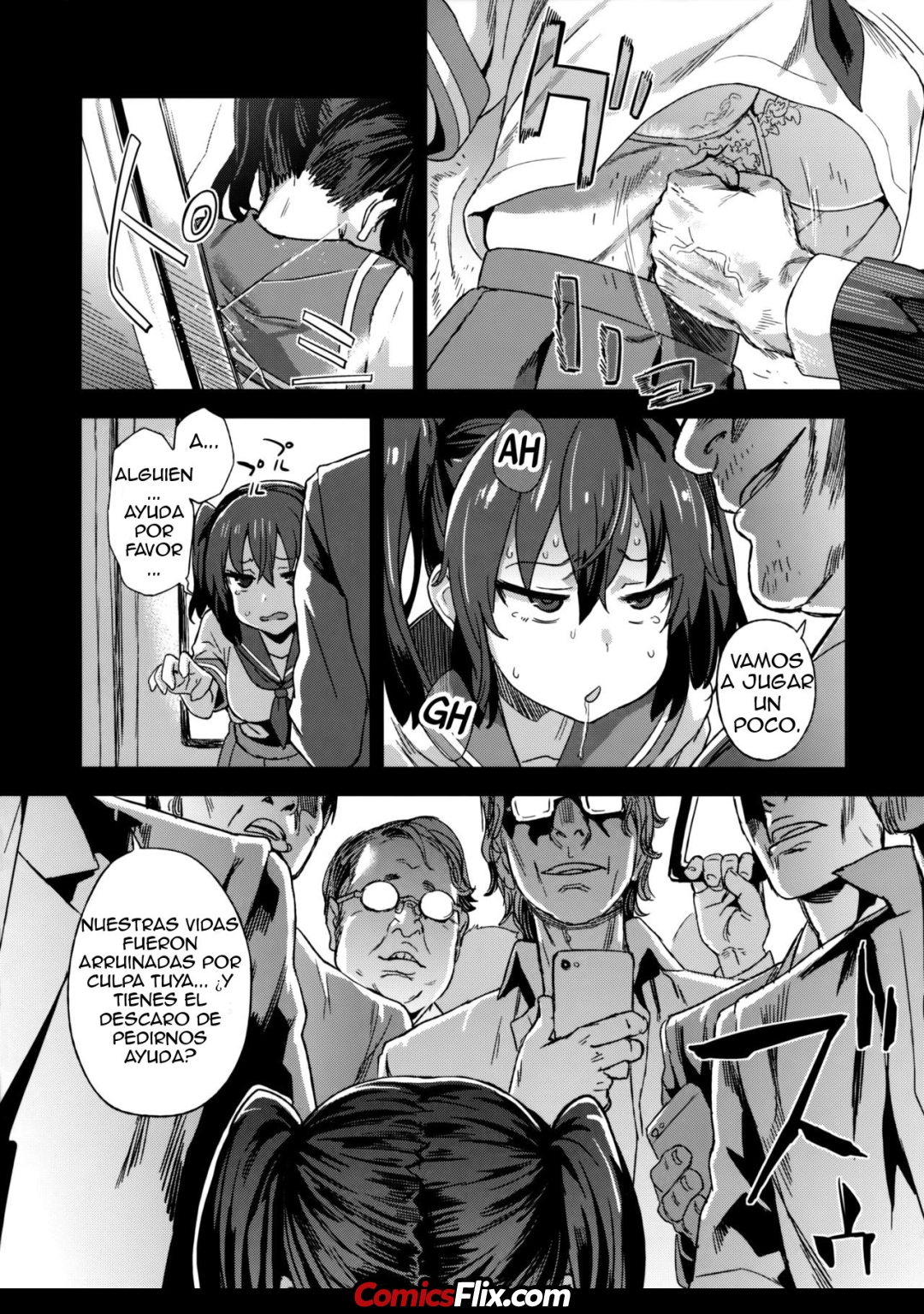 Comic Porno (C92) [Fatalpulse (Asanagi)] VictimGirls R Molestation Eradication Campaign (#7)