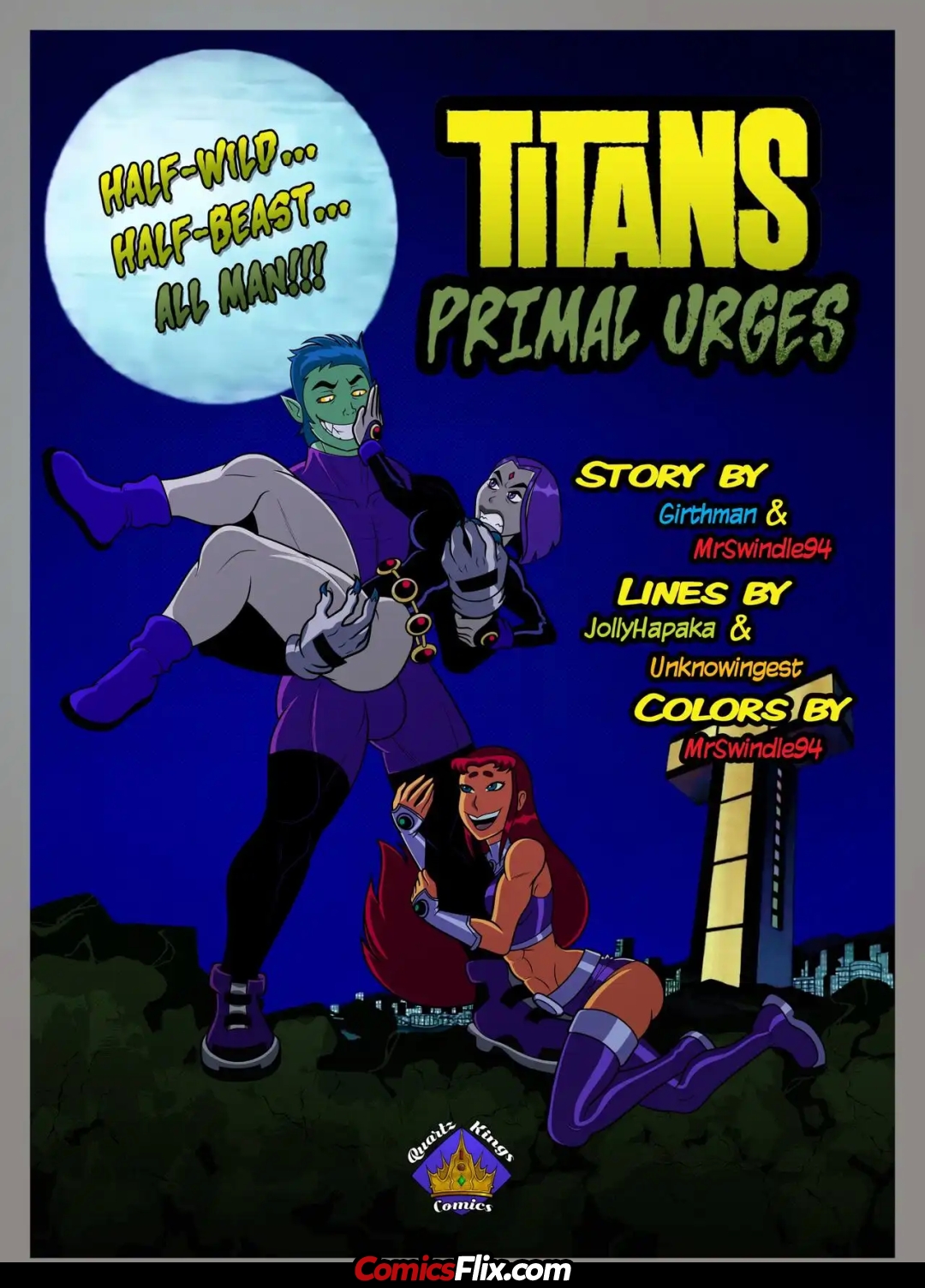 Comic Porno de Titans_ Primal Urges - MrSwindle94 (#1)