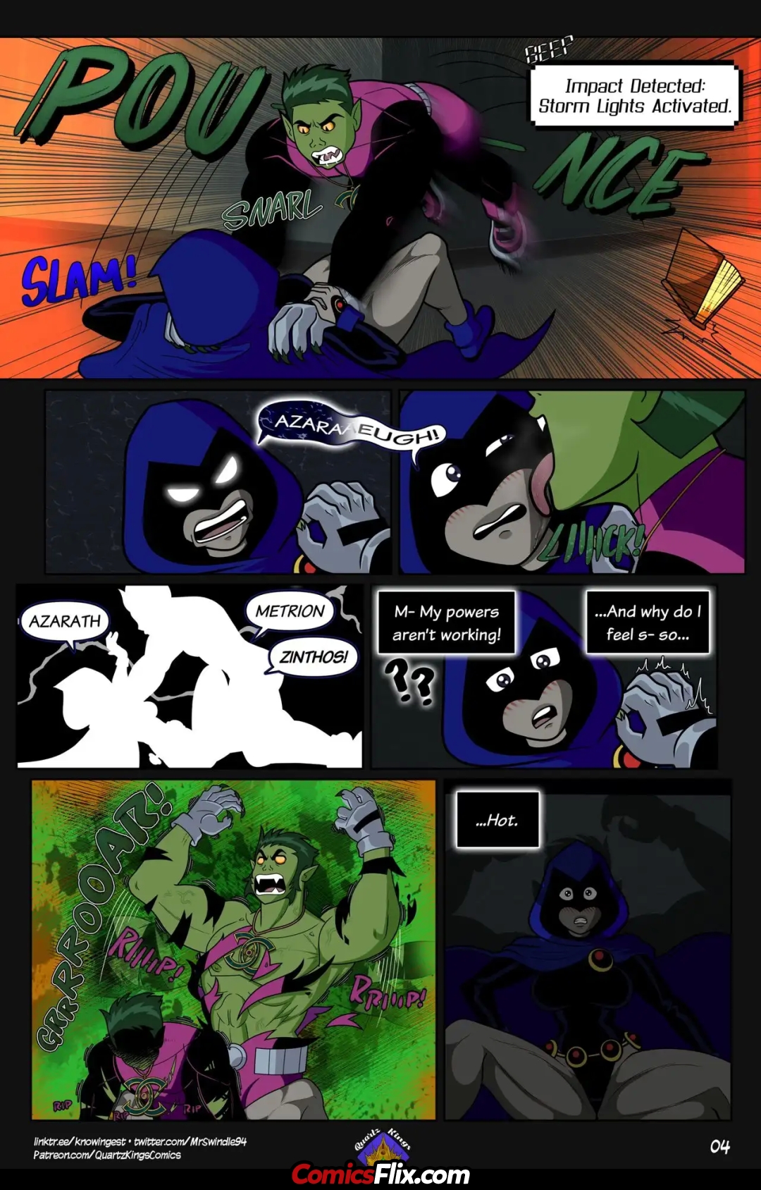 Comic Porno Titans_ Primal Urges - MrSwindle94 (#5)