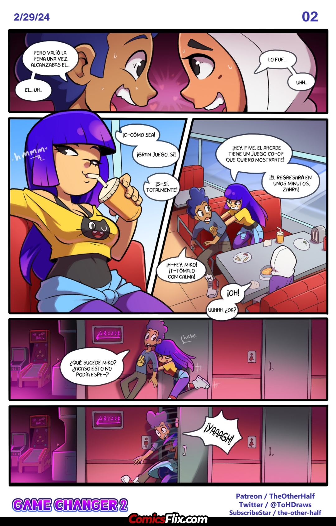 Comic Porno [The Other Half] Scrawled 2 (Glitch Techs) (#3)