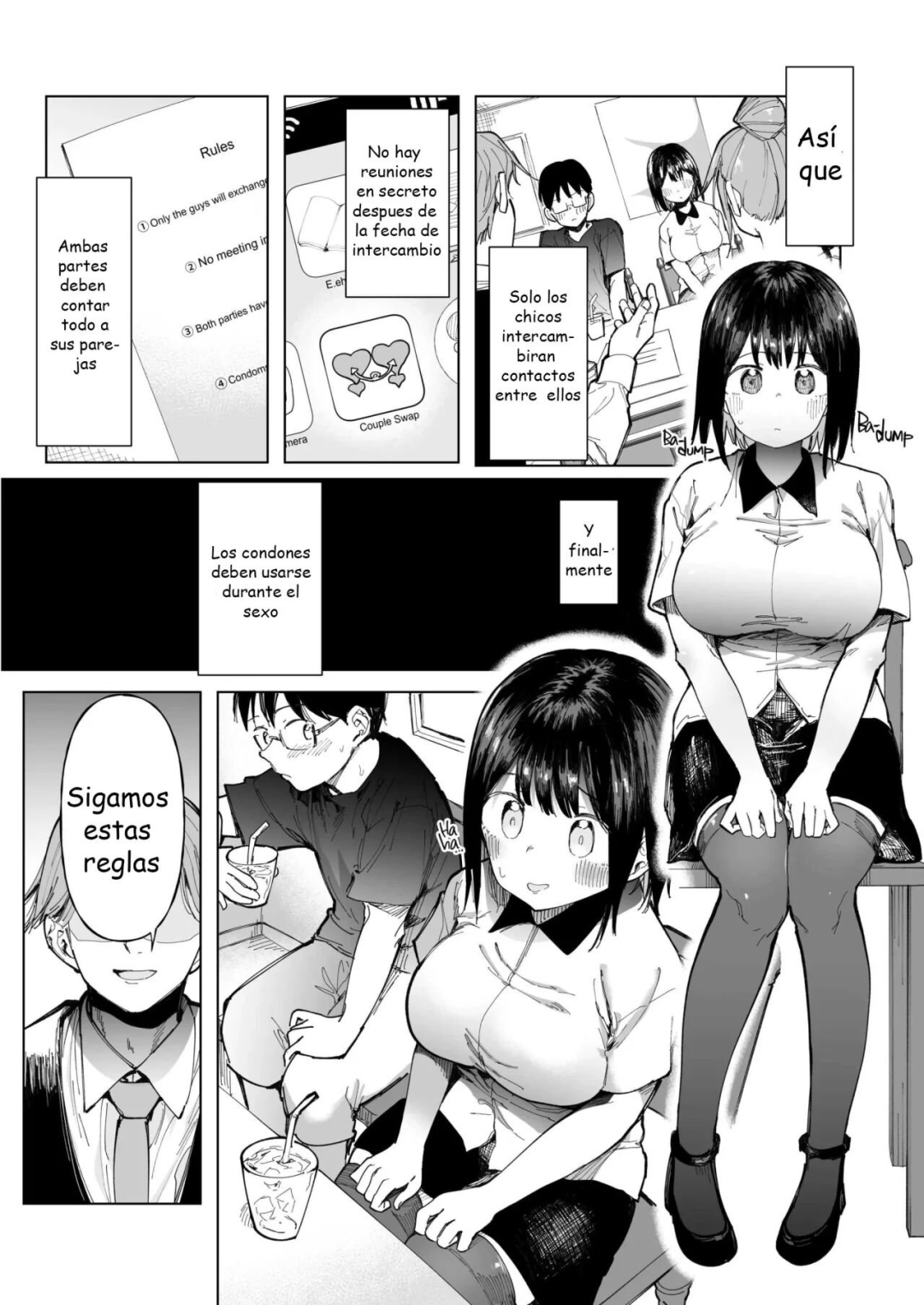 Comic Porno [Doemutan-Nemui Neru] KANOJO KOUKAN KONNA KOTO NI NARU HAZU JA NAKATTA (#2)