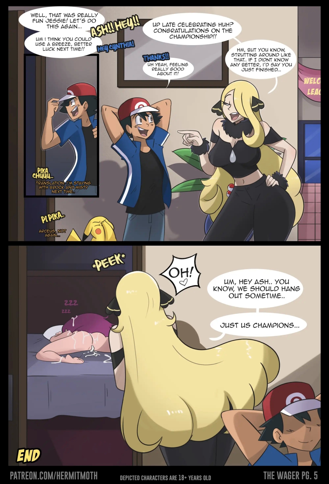 Comic Porno The Wager - HermitMoth (#5)