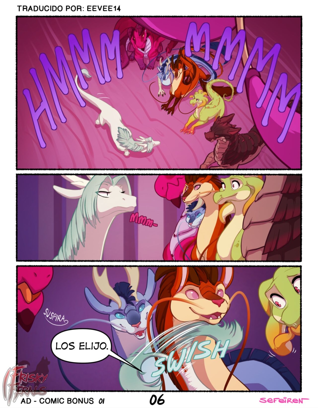 Comic Porno [Sefeiren] Frisky Ferals - Algo Diferente Bonus Comic (Comic Porn) (#5)