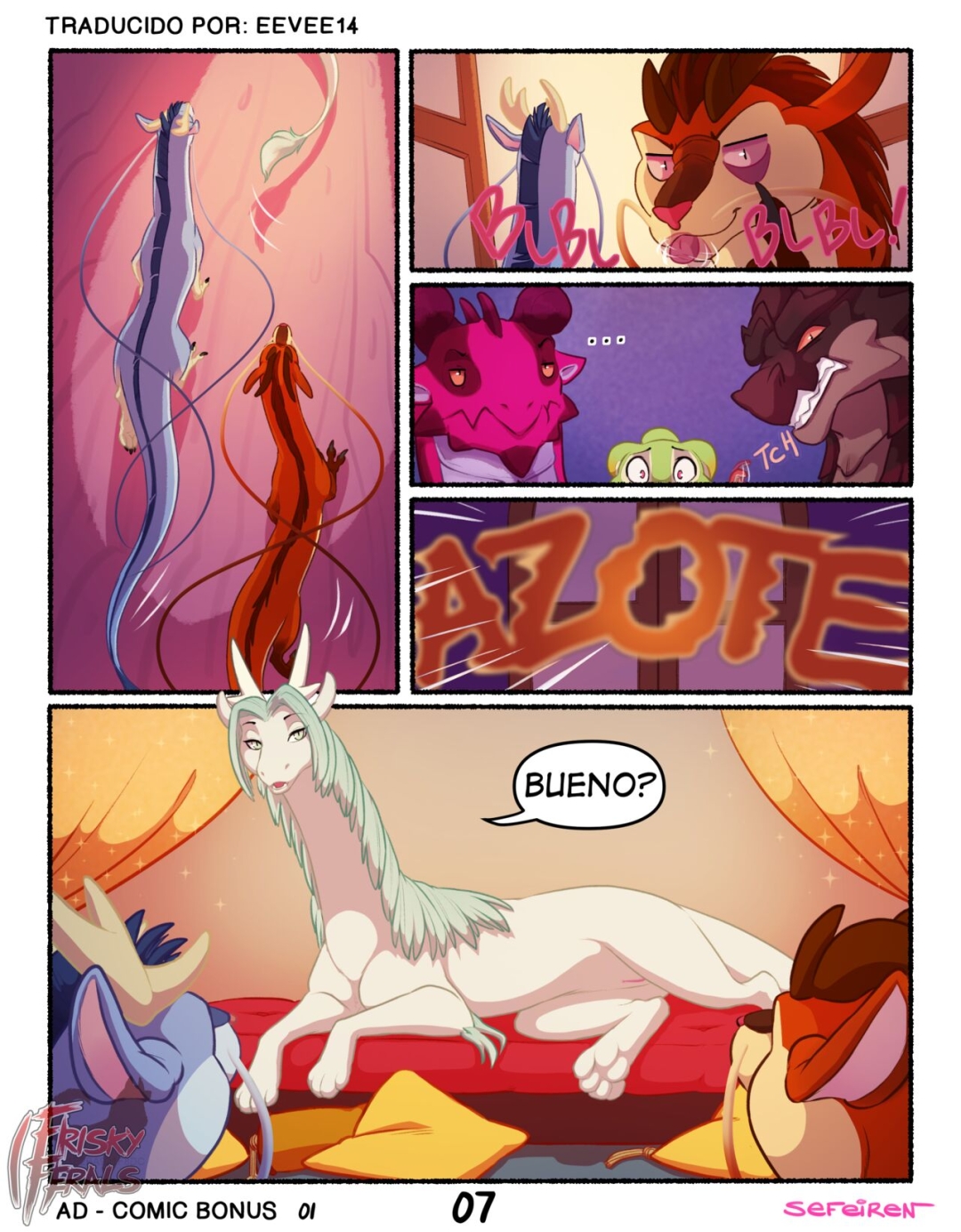 Comic Porno [Sefeiren] Frisky Ferals - Algo Diferente Bonus Comic (Comic Porn) (#6)