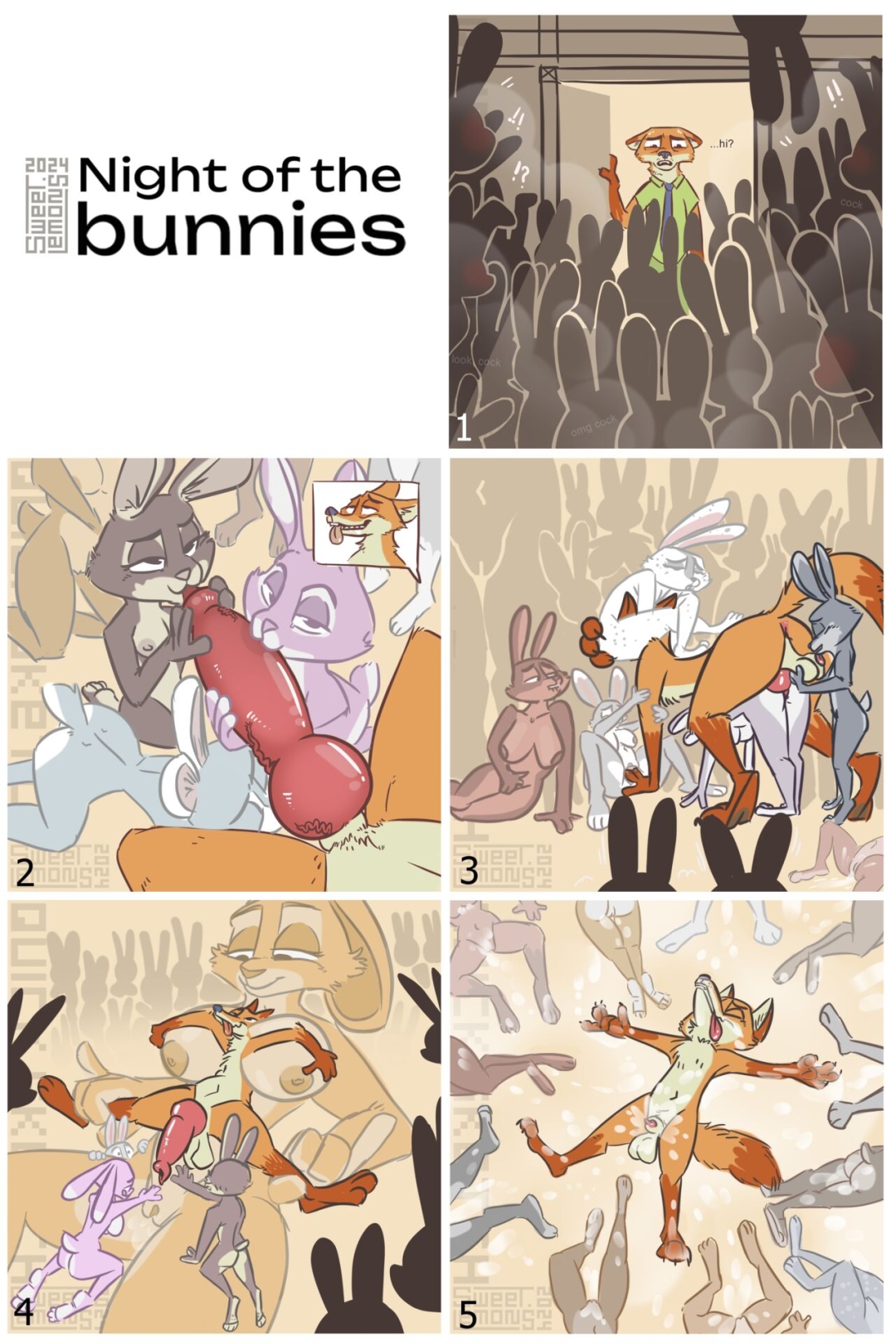 Comic Porno [Sweet.Lemons] Night Of The Bunnies (Zootopia) (#6)