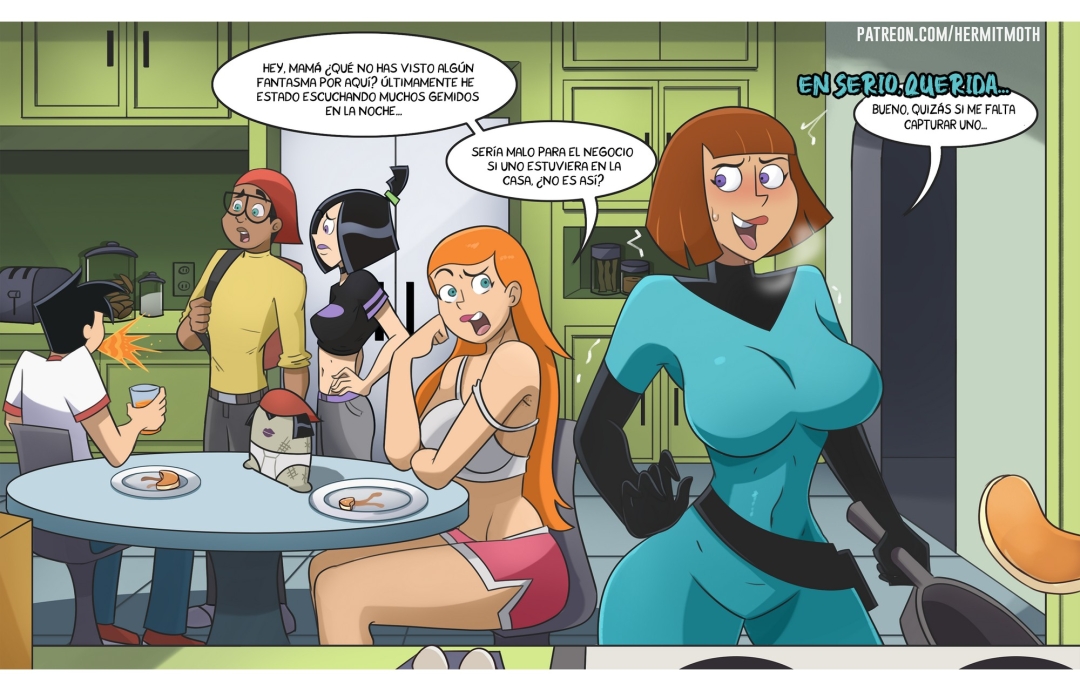 Comic Porno [Hermit Moth] Maddie’s Haunted Moans (Danny Phantom) (#4)