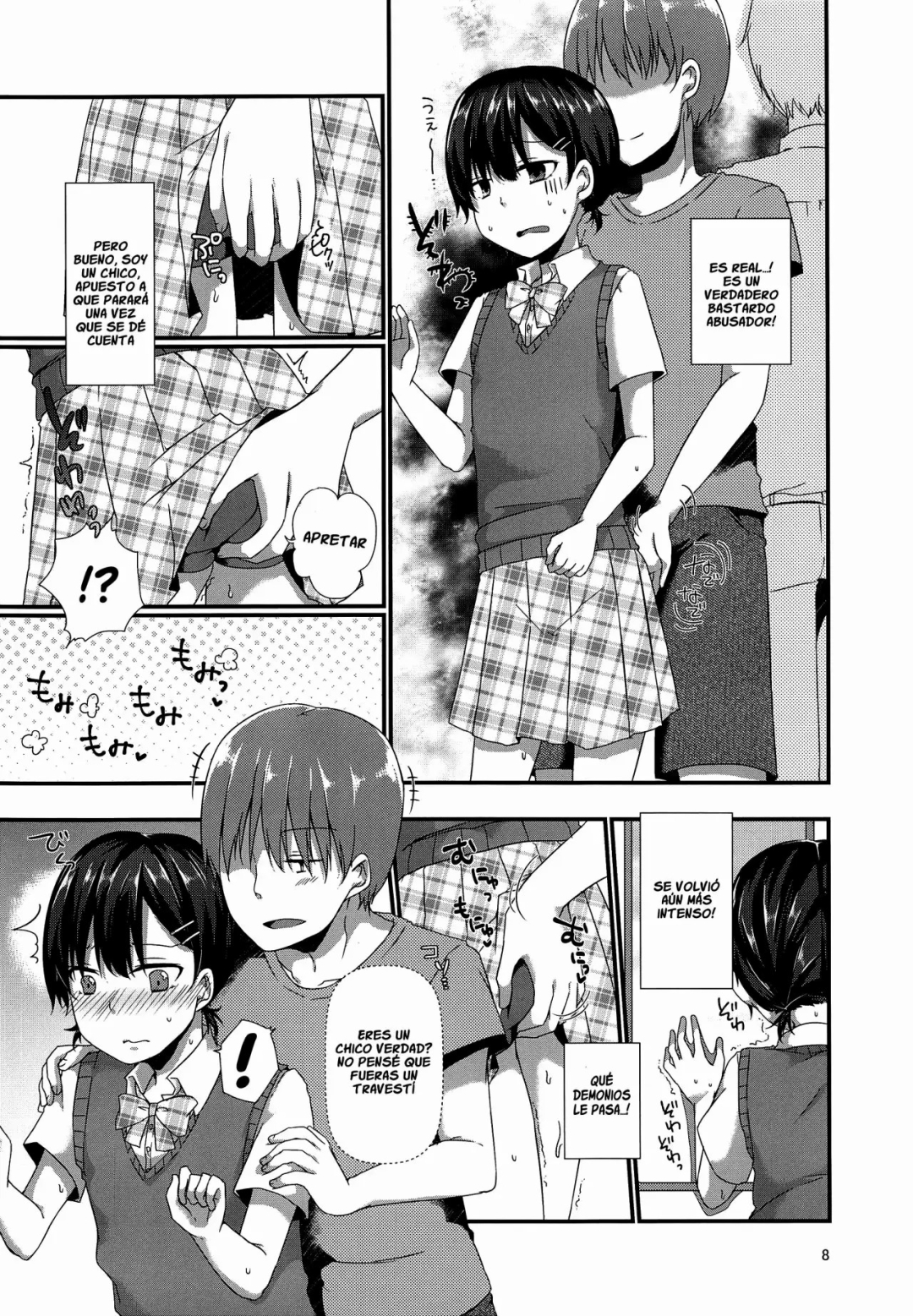 Comic Porno (C94) [cherry Milk (Kokonoe Yomogi)] Josou Shiteru Ore Ga Chikan Nanka Sareru Wake Nai (Hentai Yaoi) (#7)