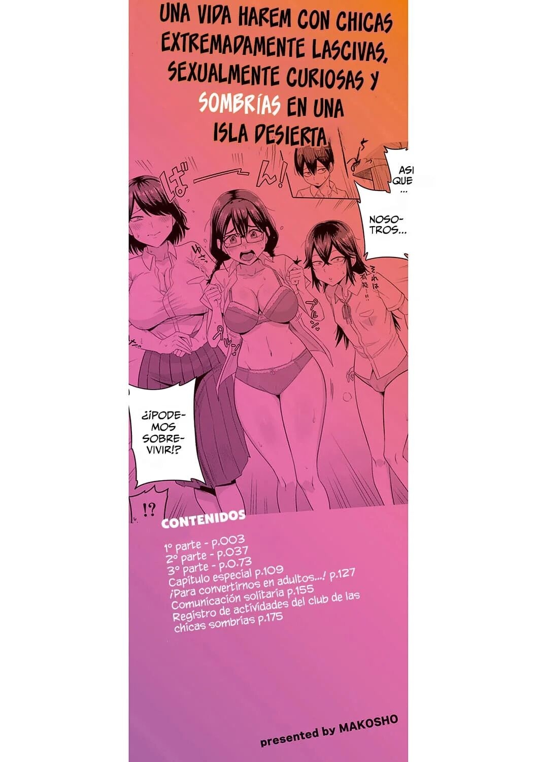 Comic Porno [Makosho] Mujintou De SEX Ni Kyoumi Shinshin Na Dosukebe Inkya Joshi-Tachi To Harem Life (#2)