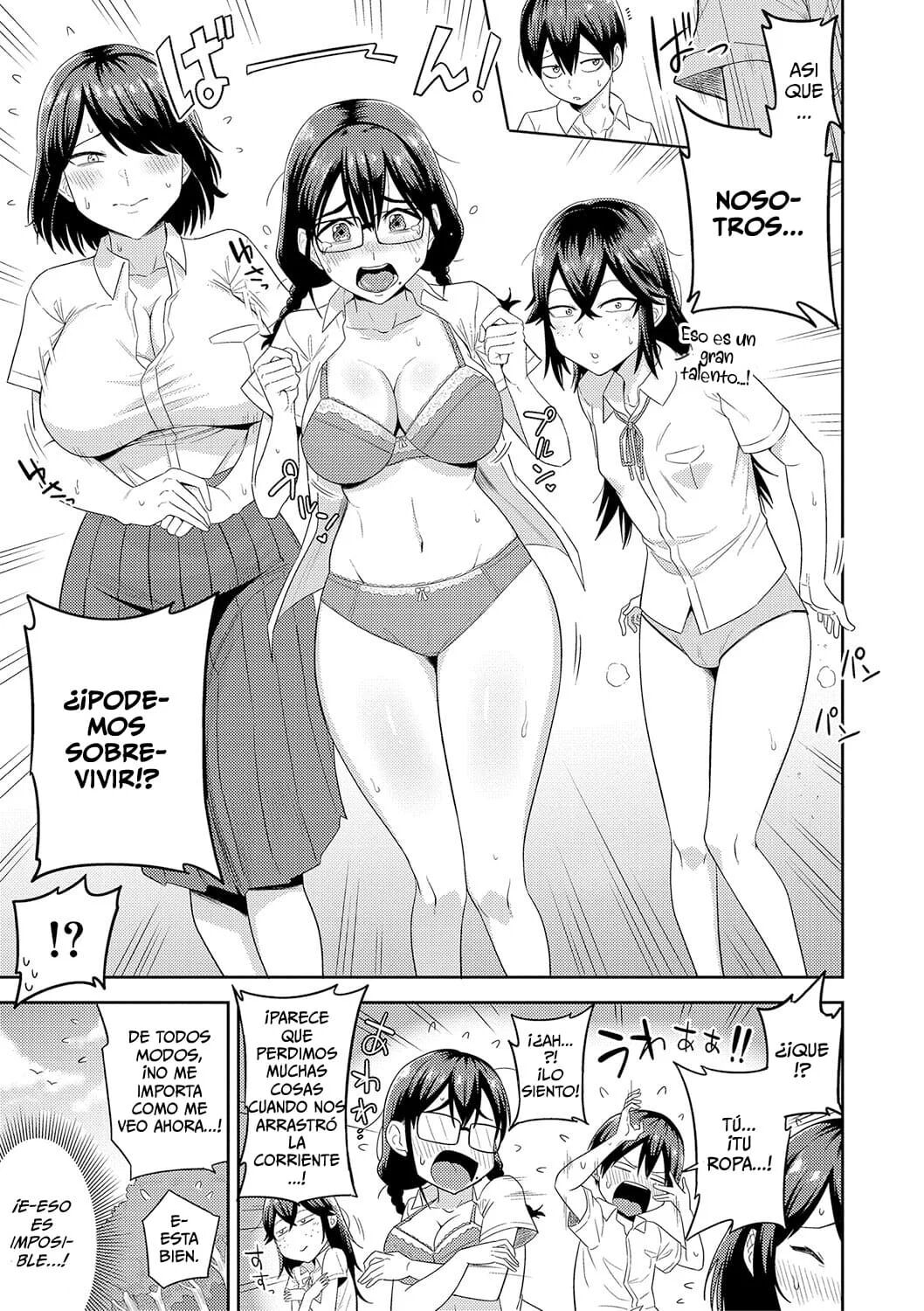 Comic Porno [Makosho] Mujintou De SEX Ni Kyoumi Shinshin Na Dosukebe Inkya Joshi-Tachi To Harem Life (#7)