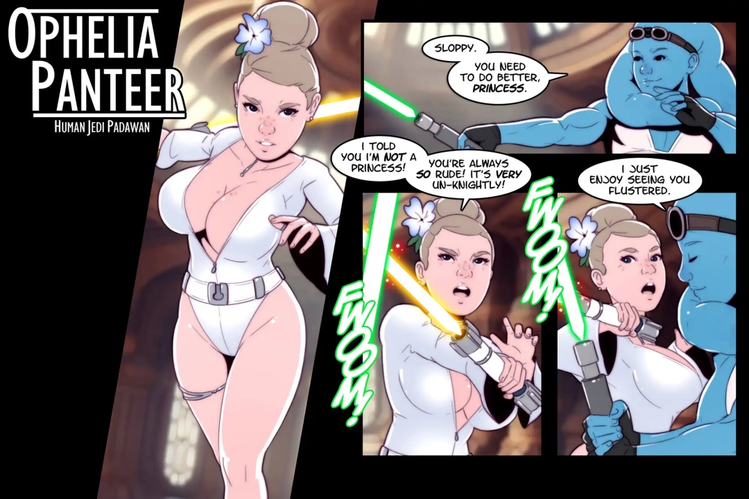 Comic Porno de Ophelia Panteer: Human Jedi Padawan - Dave Cheung (#1)