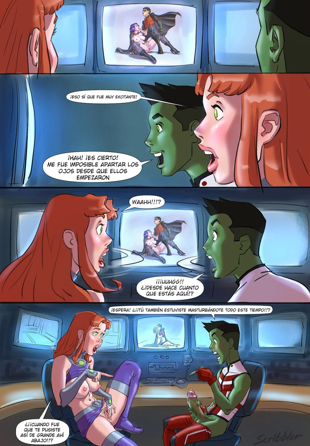 Comic Porno de Voyeurs - Scribbler (#1)