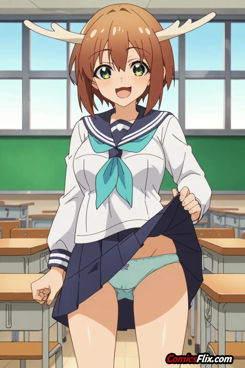Comic Porno Noko Shikanoko Sex At School | My Deer Friend Nokotan (#4)