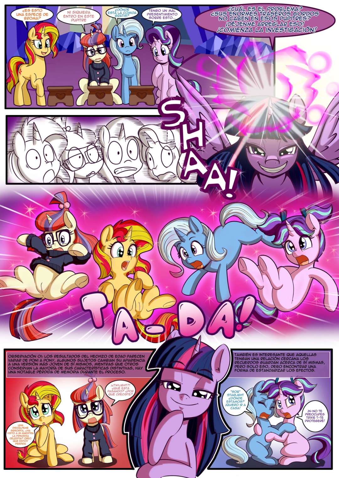 Comic Porno [Anibaruthecat] Regreso Al Magico Kindergaten (My Little Pony_ Friendship Is Magic) (#6)